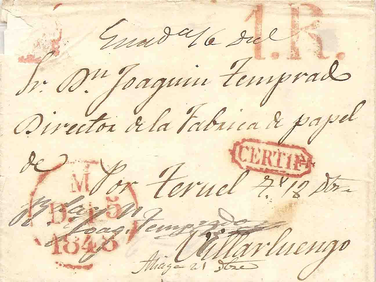 1848 certificado madrid